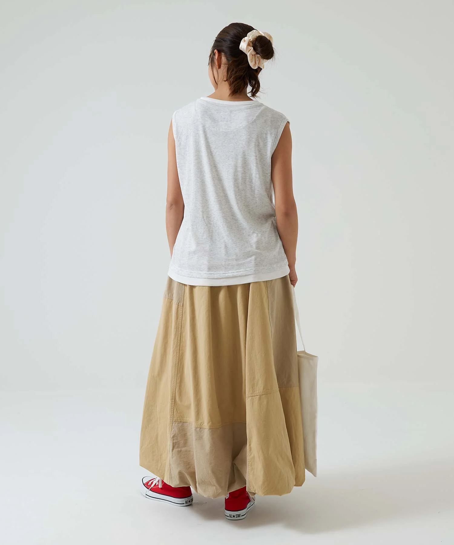 ツイル×リップストップバルーンスカート - Image 5