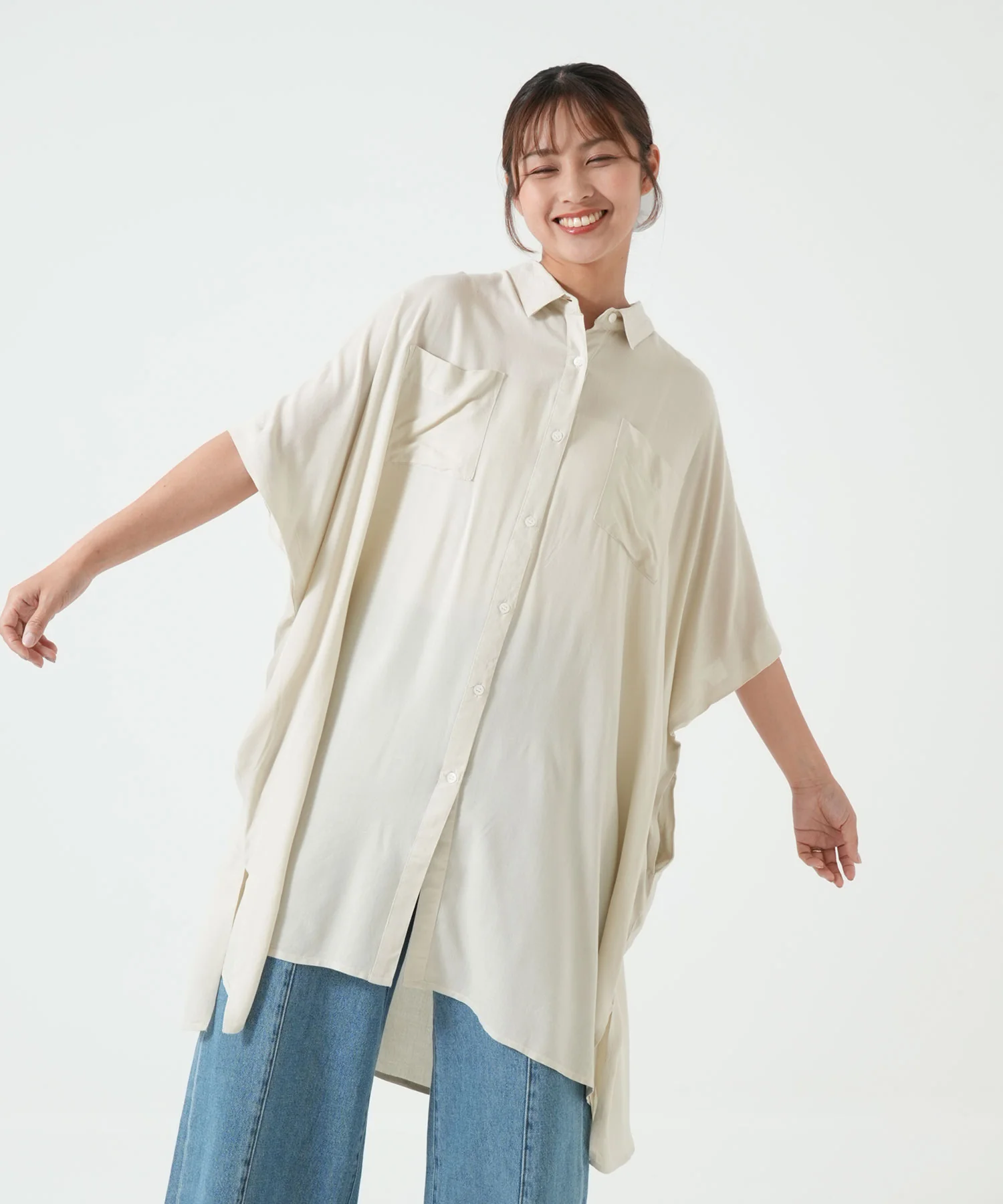 さらっと快適フレンチスリーブチュニック - Image 12