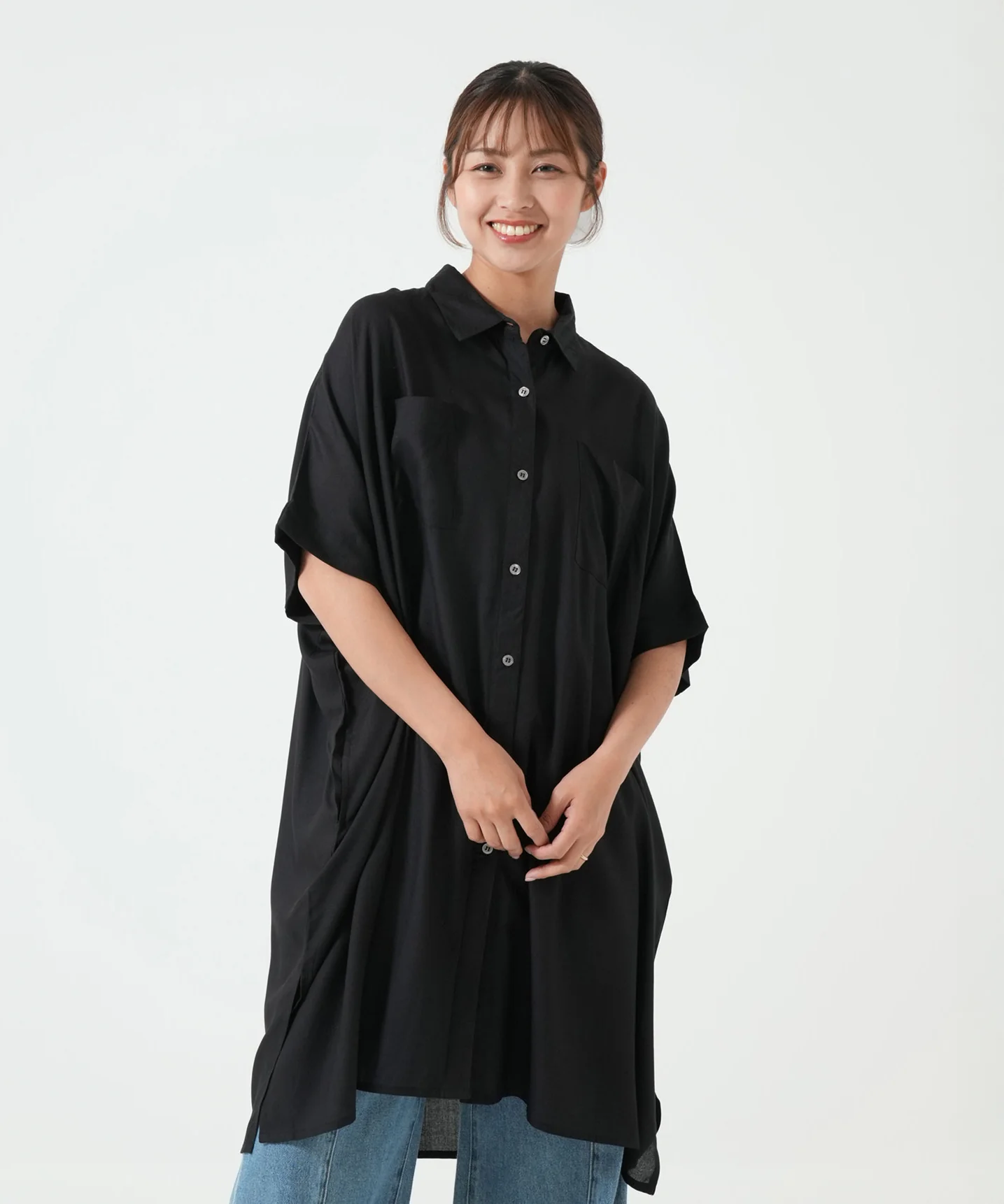 さらっと快適フレンチスリーブチュニック - Image 5