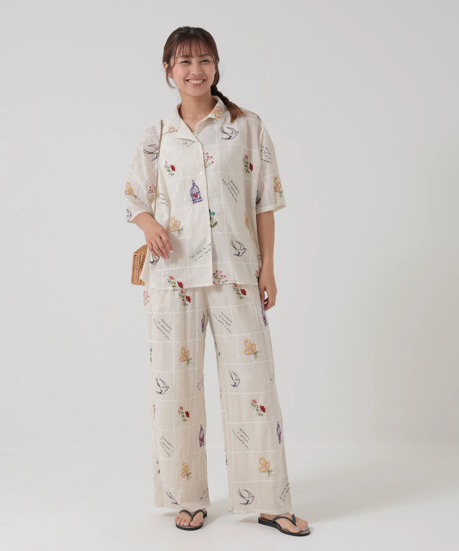 パッチワーク刺繍パンツ - Image 16
