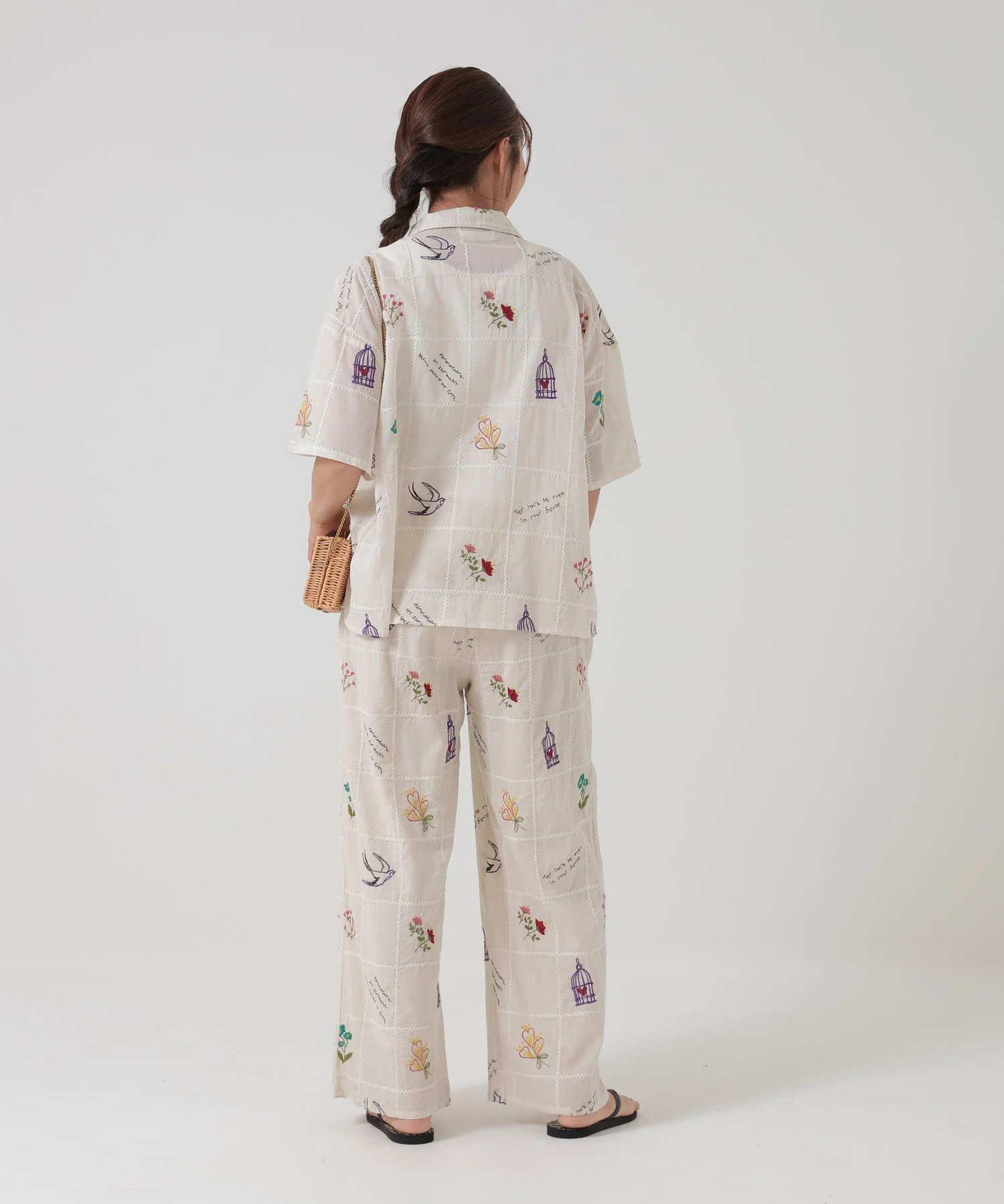 パッチワーク刺繍パンツ - Image 18