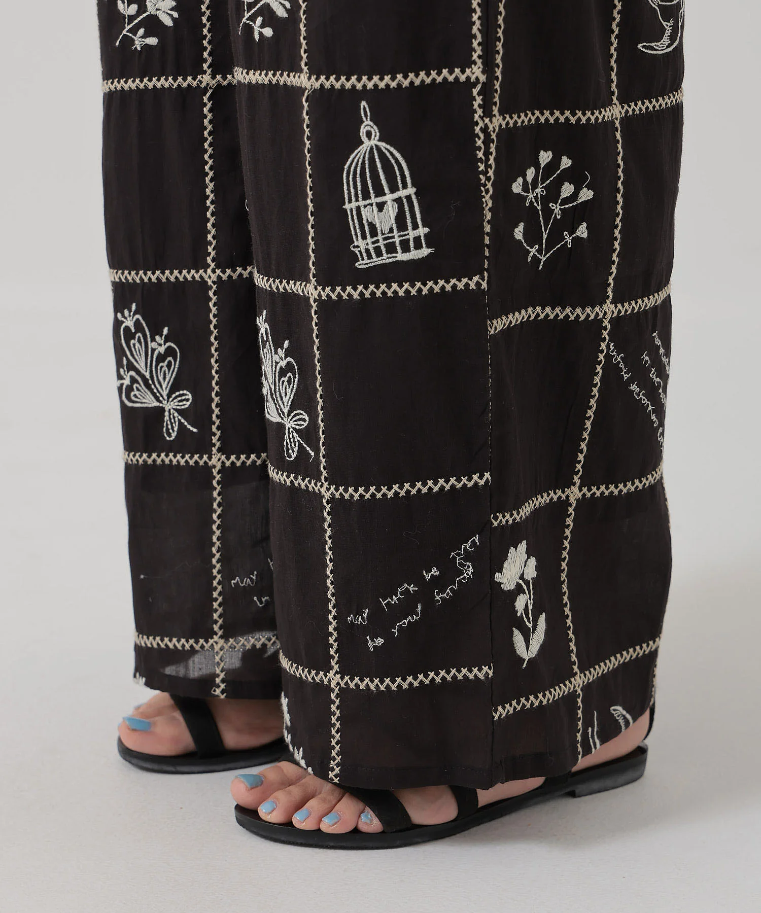 パッチワーク刺繍パンツ - Image 28