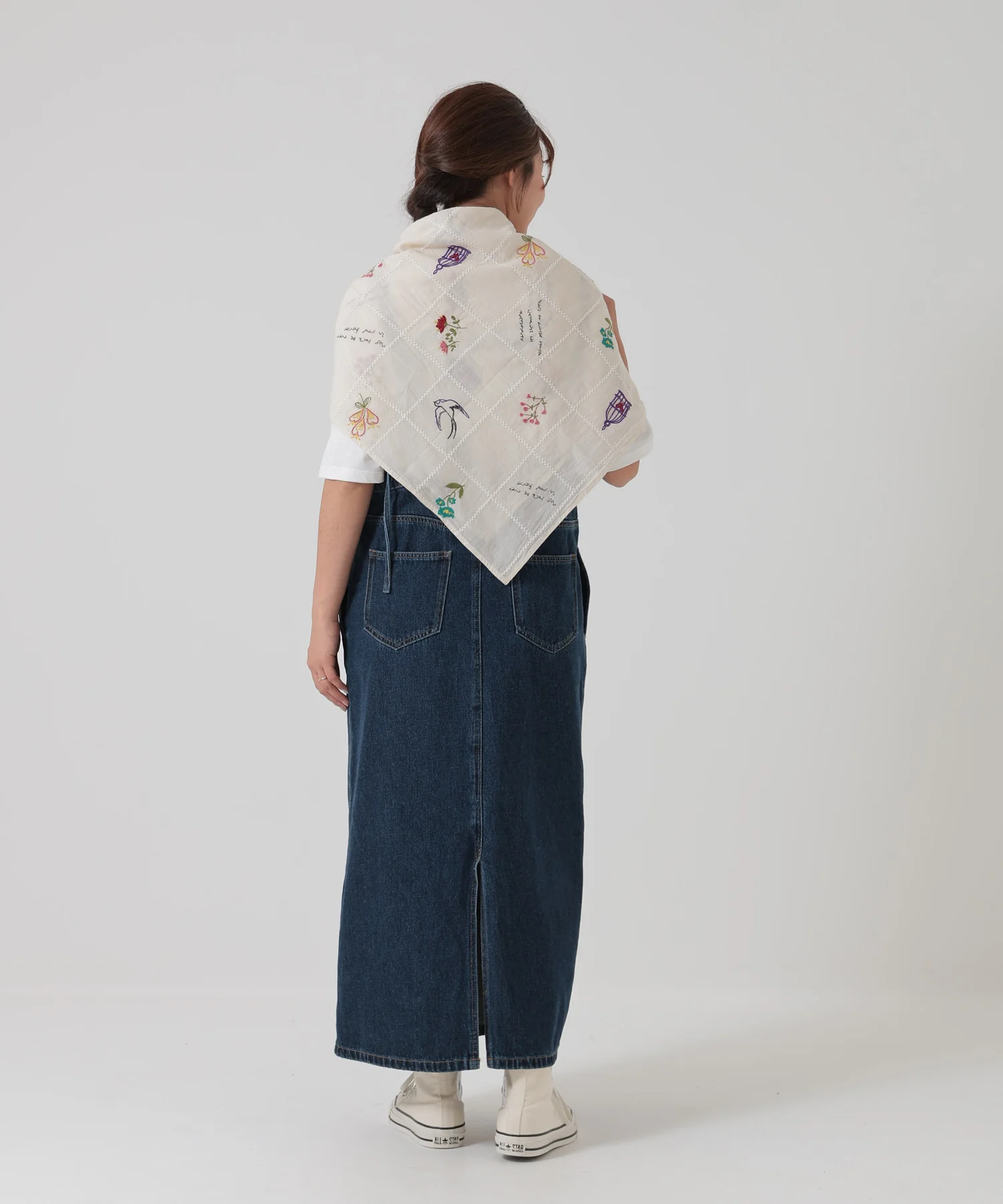 パッチワーク刺繍スカーフ - Image 12