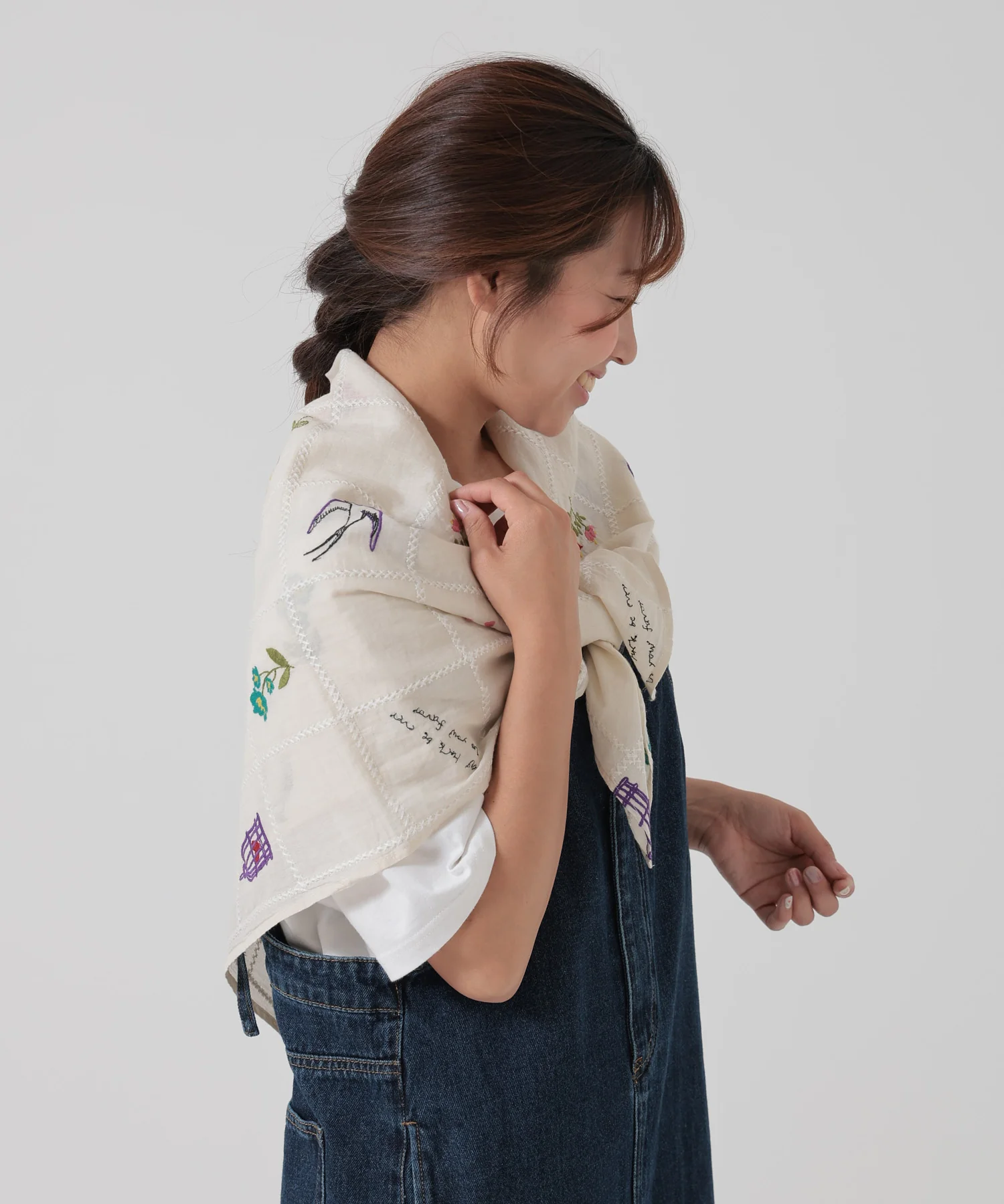 パッチワーク刺繍スカーフ - Image 14