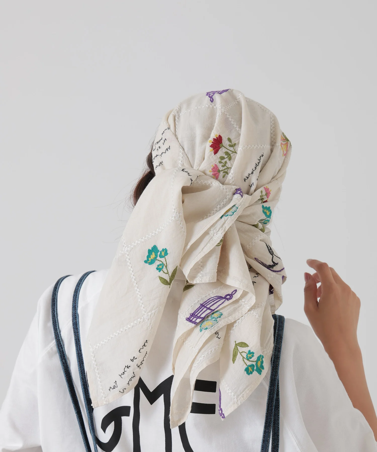 パッチワーク刺繍スカーフ - Image 18