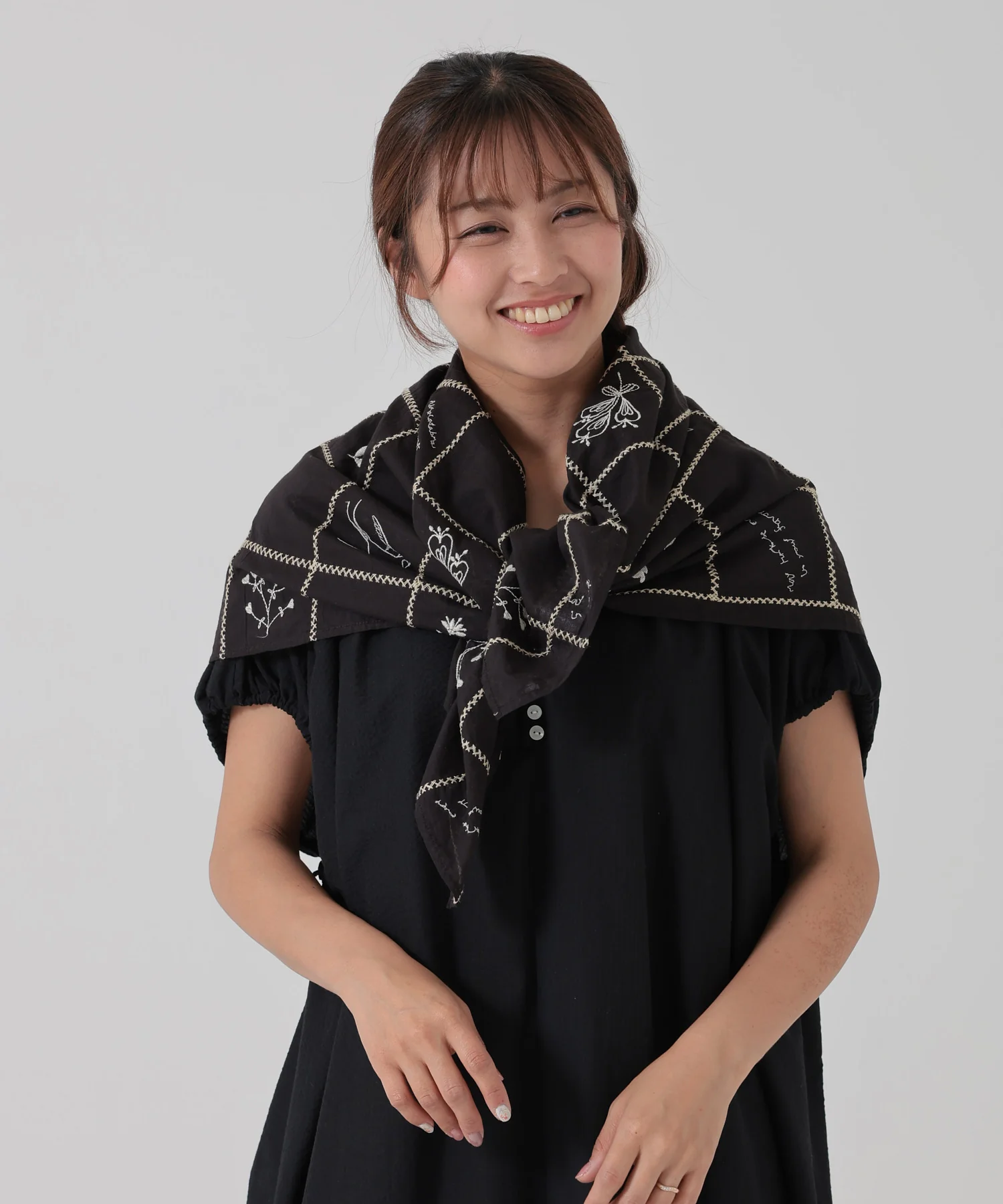 パッチワーク刺繍スカーフ - Image 23
