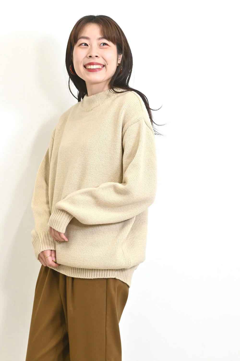 すっきりネックニットプルオーバー - Image 6