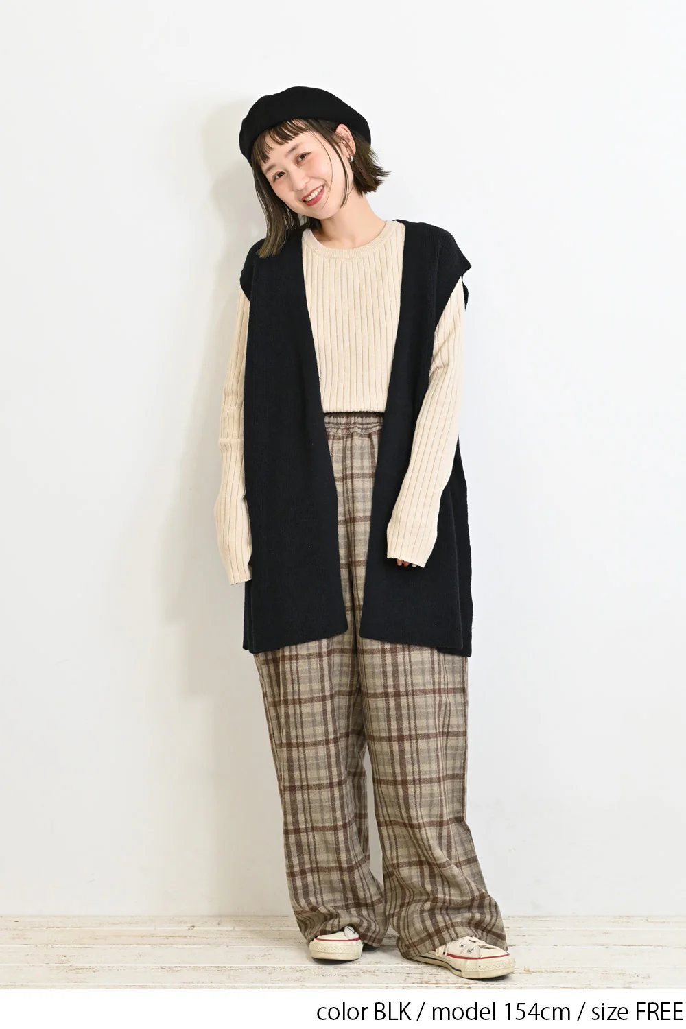 片畦ニットジレ - Image 14