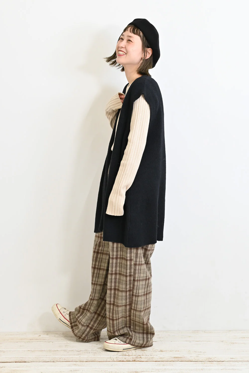 片畦ニットジレ - Image 16