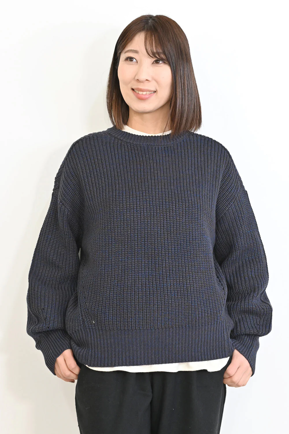 畦編みMIXニットプルオーバー - Image 19