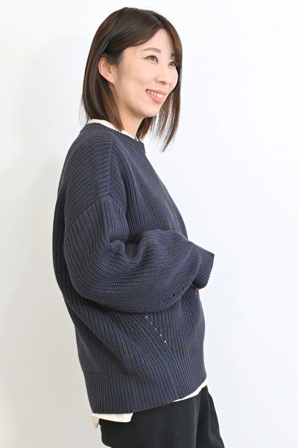 畦編みMIXニットプルオーバー - Image 28
