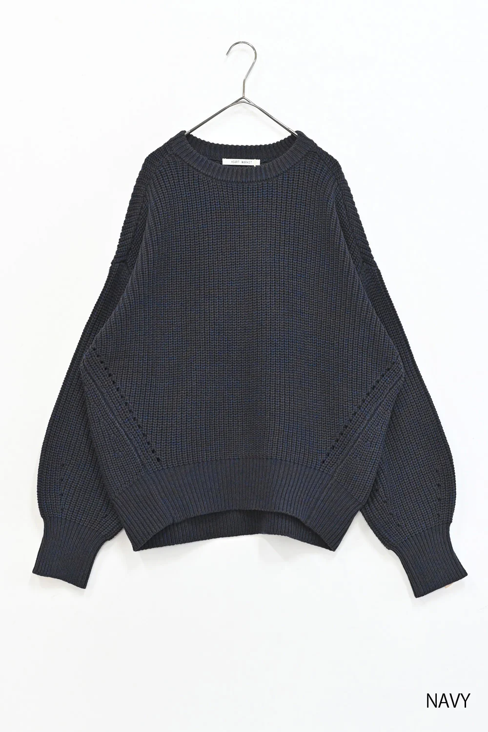 畦編みMIXニットプルオーバー - Image 50