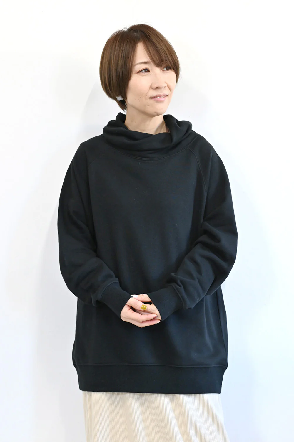 ねりねり衿裏毛ラグランプルオーバー - Image 4