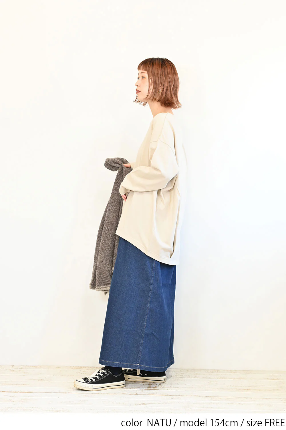 裾タック長袖プルオーバー - Image 15