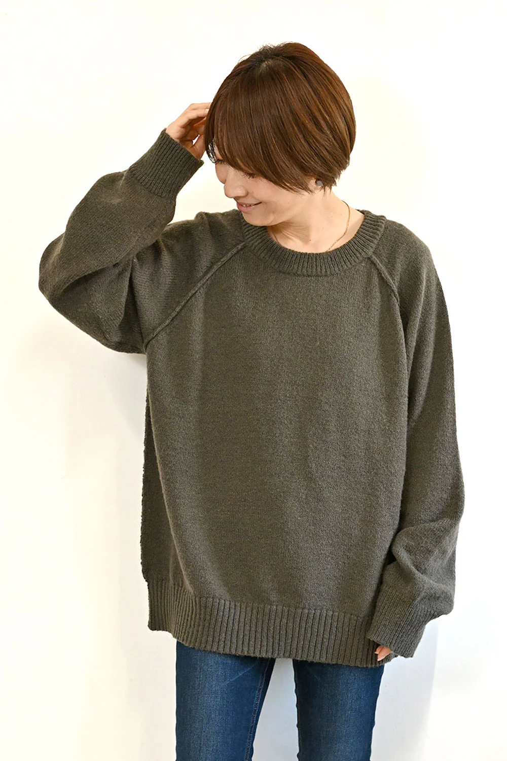 アルパカタッチニットプルオーバー - Image 4