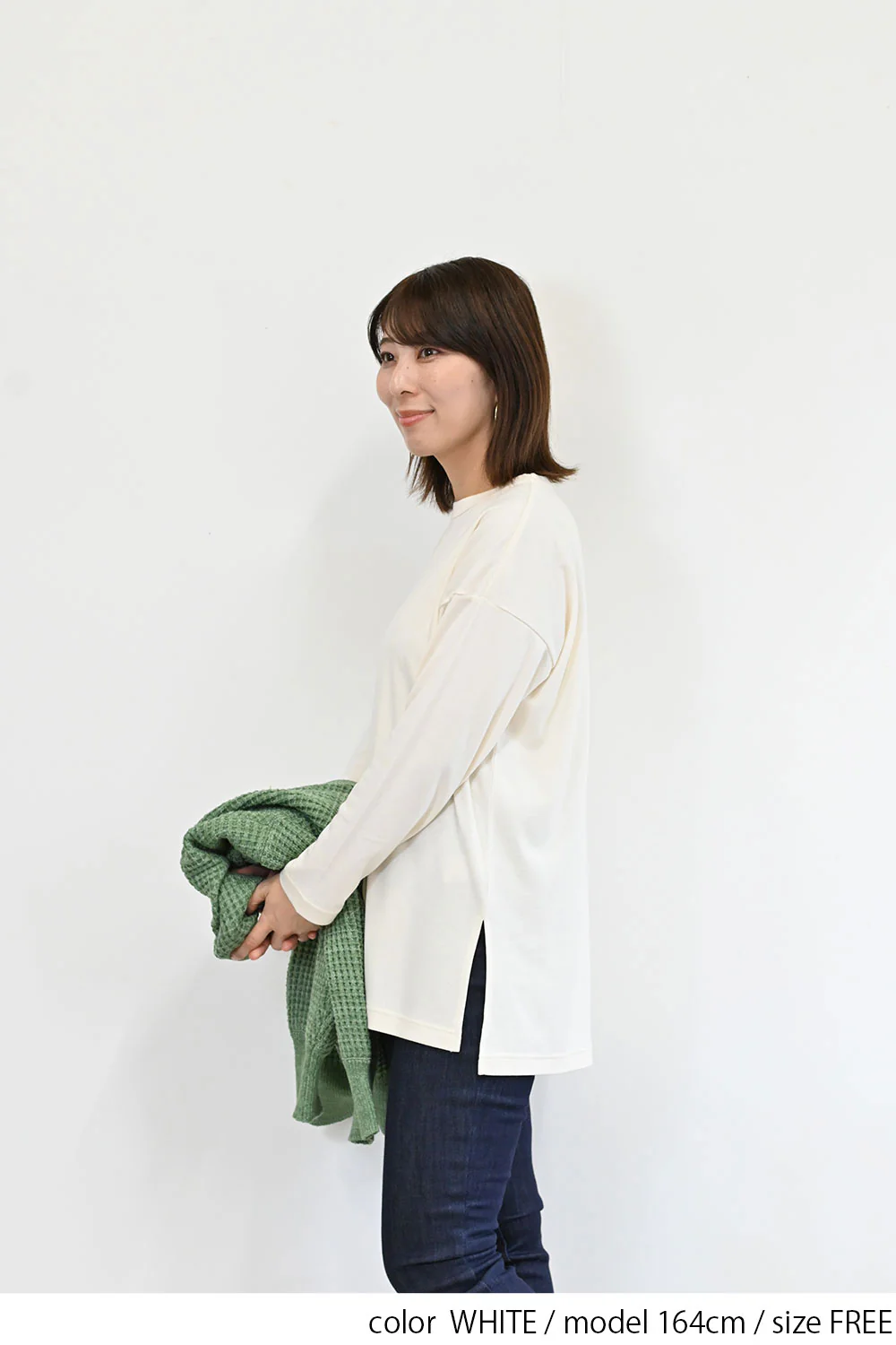 スムース裾スクエアロンTEE - Image 6