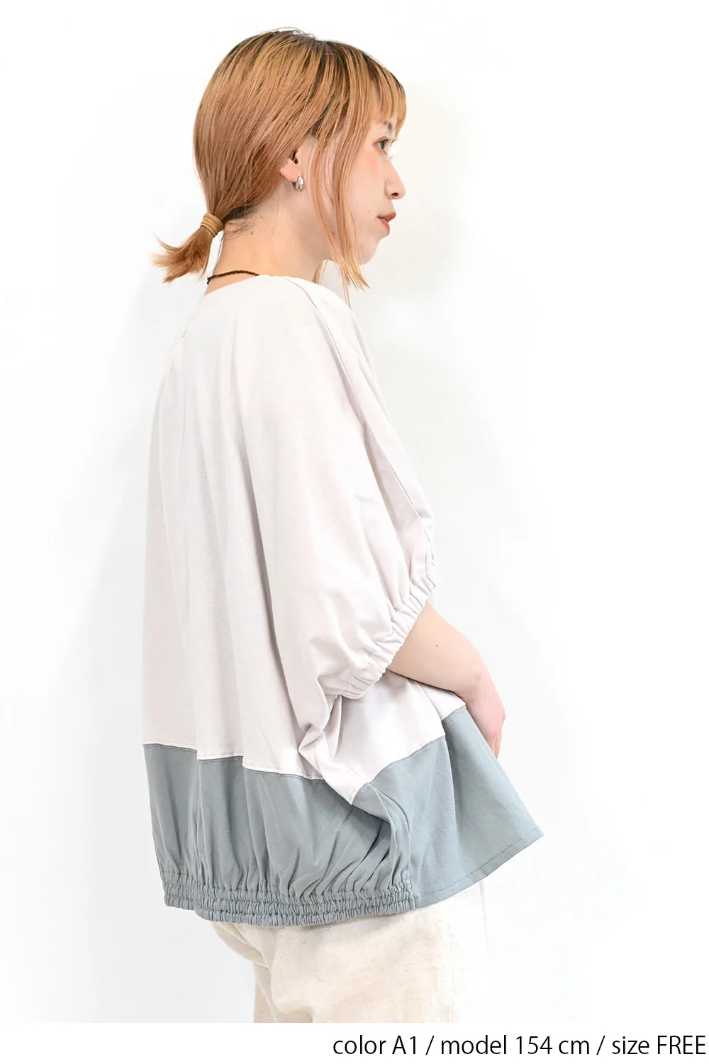 USAコットン切替ドルマンT - Image 13
