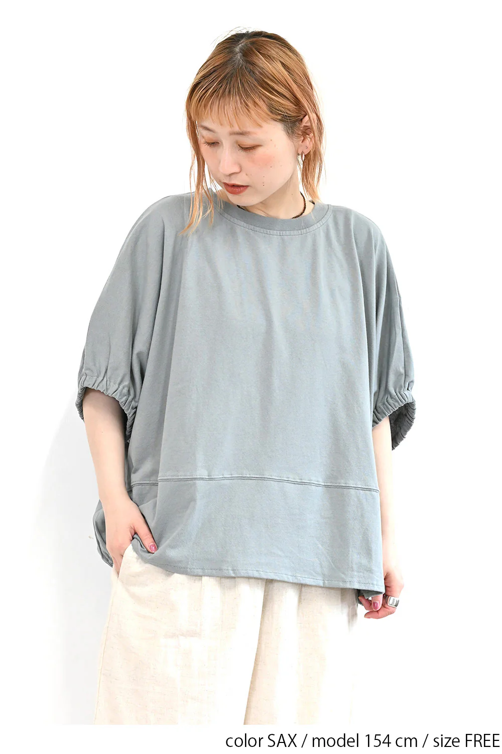 USAコットン切替ドルマンT - Image 33