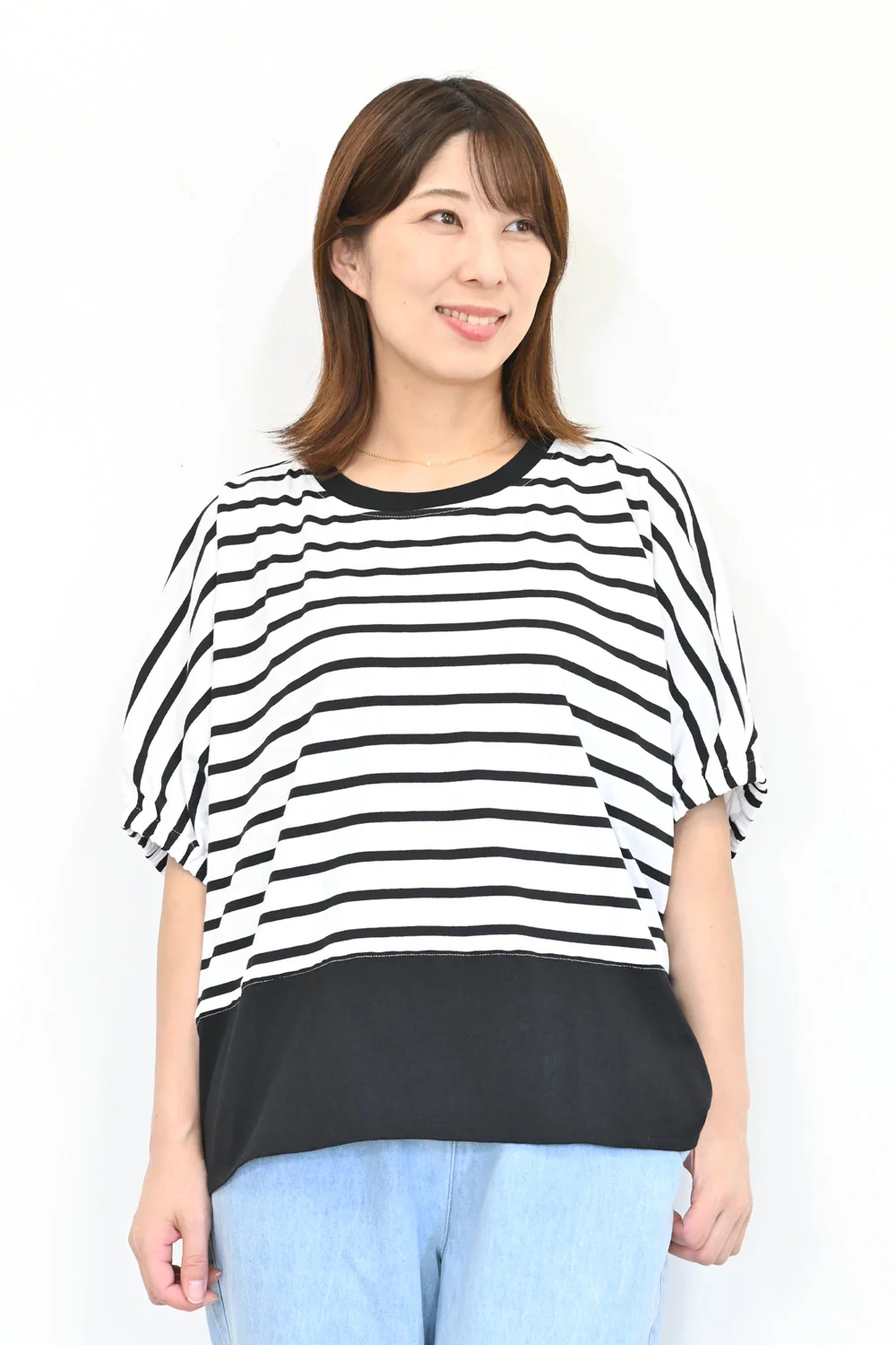 USAコットン切替ドルマンT - Image 6