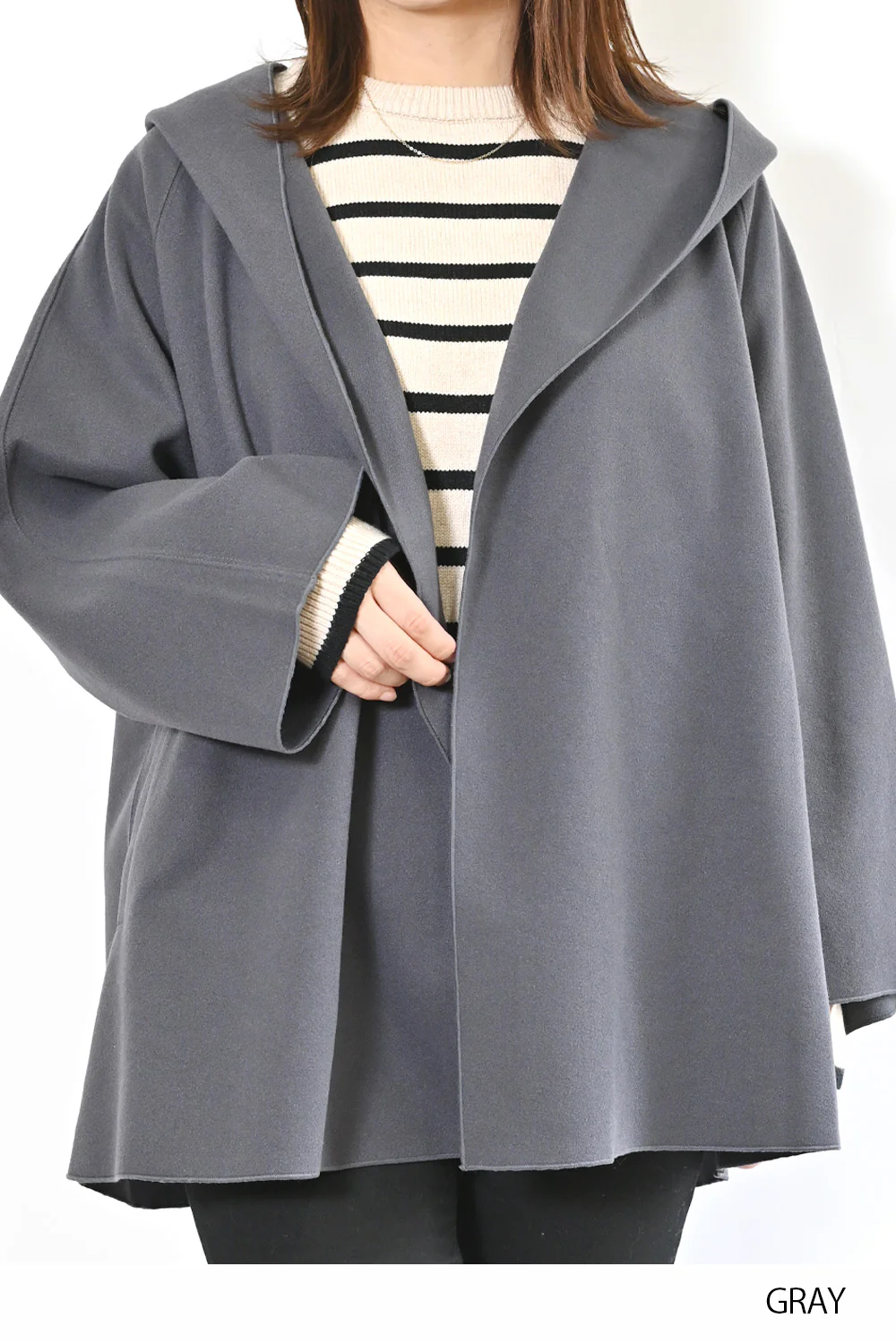【アクセル】シャギーフード付きケープ - Image 25