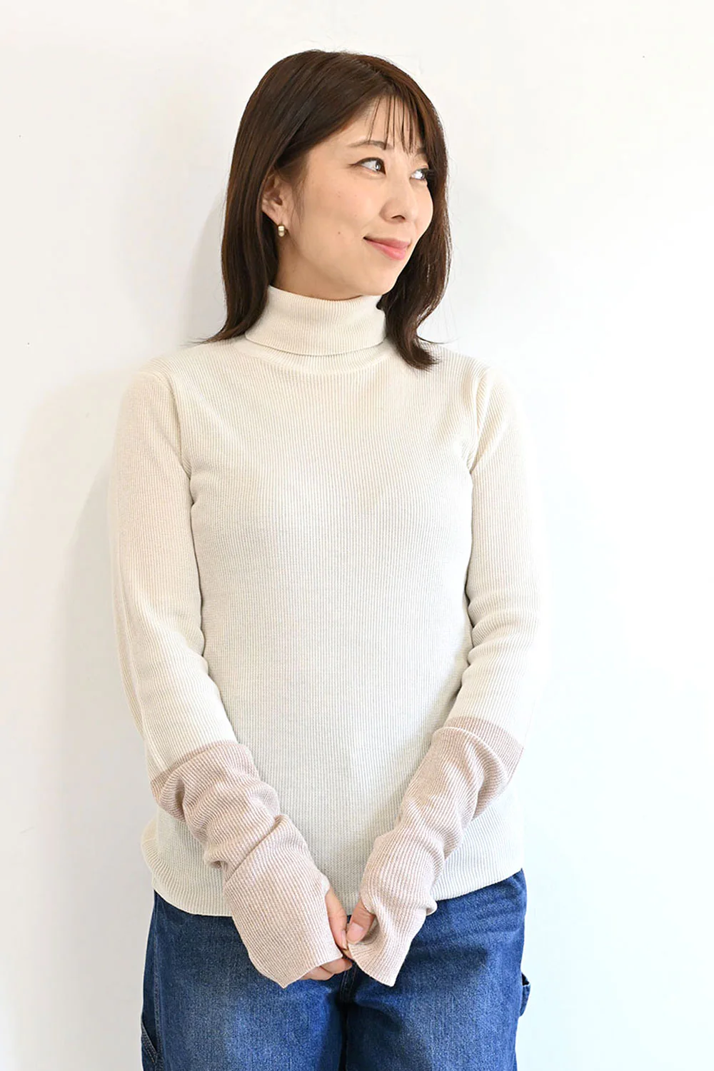 【Classic byGENTIL】RIB Knit タートル - Image 2