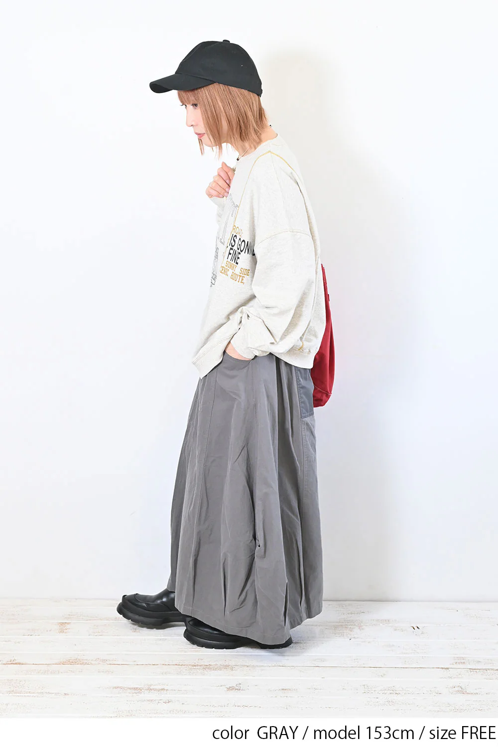 【GENTIL】コクーンロングスカート - Image 10