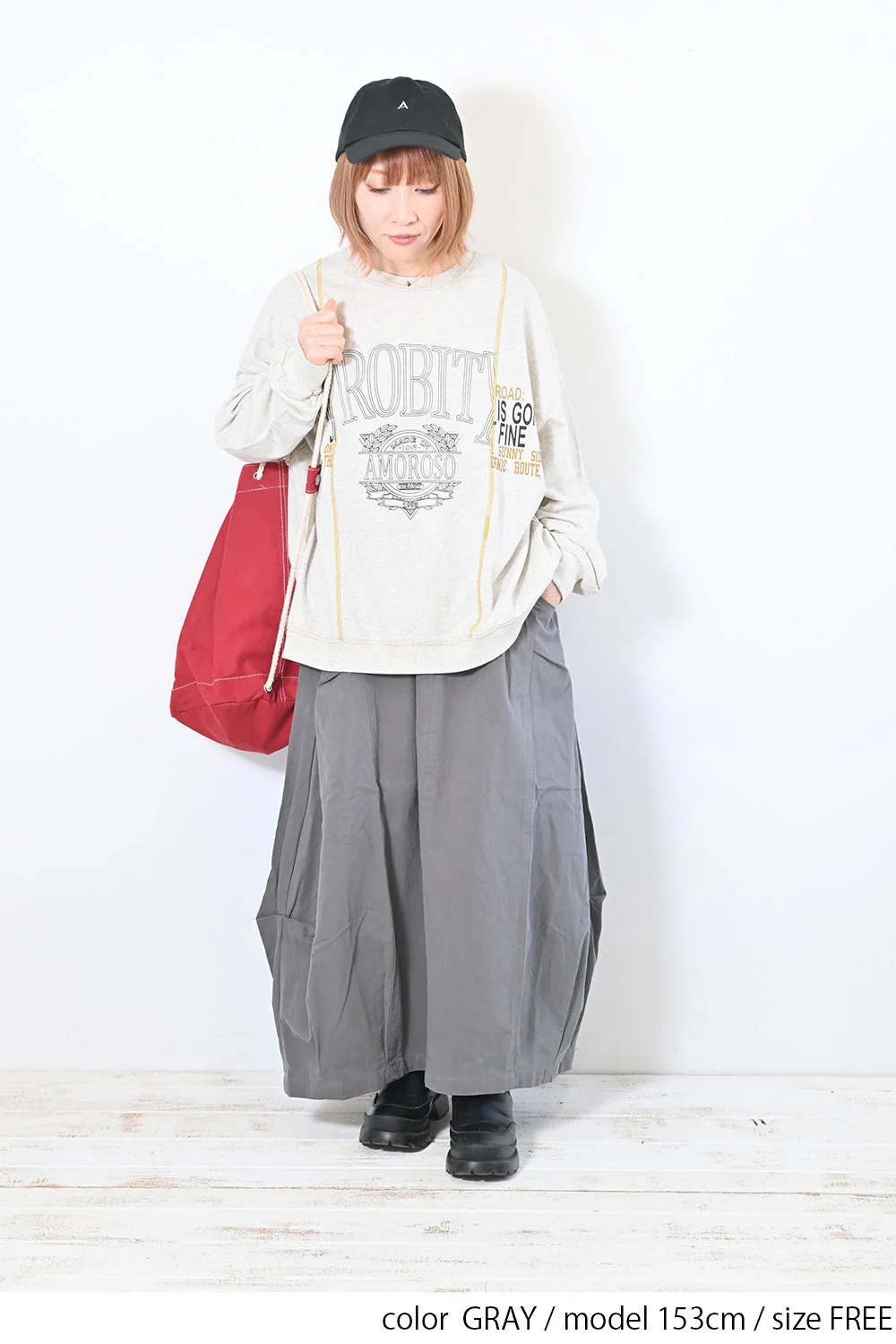 【GENTIL】コクーンロングスカート - Image 9