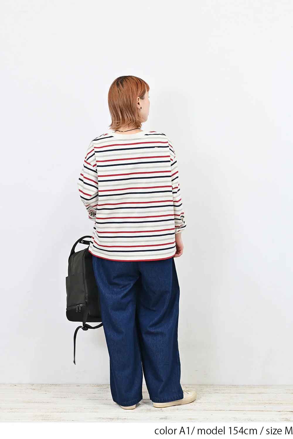ワイドなボーダーロンTee - Image 10