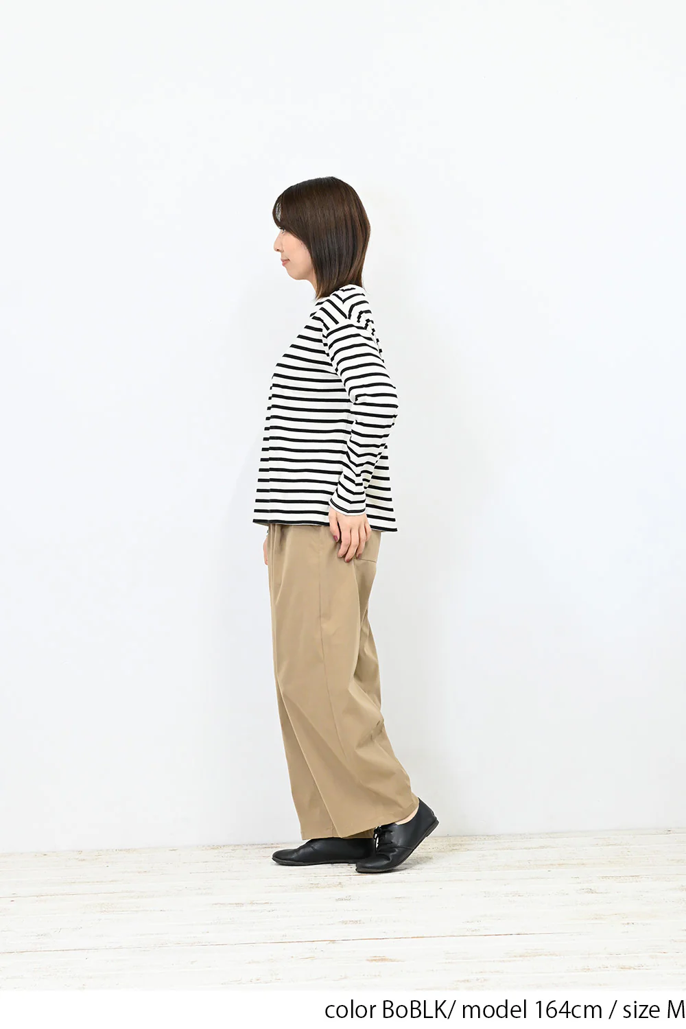 ワイドなボーダーロンTee - Image 16