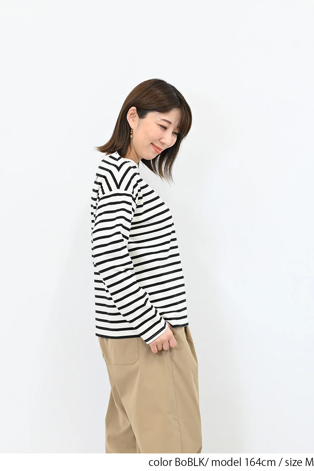 ワイドなボーダーロンTee - Image 19