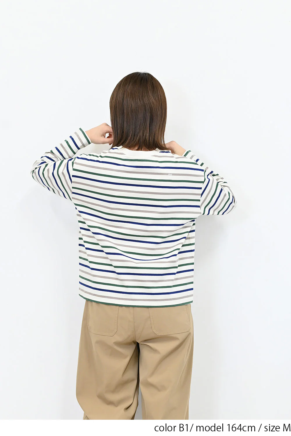 ワイドなボーダーロンTee - Image 23