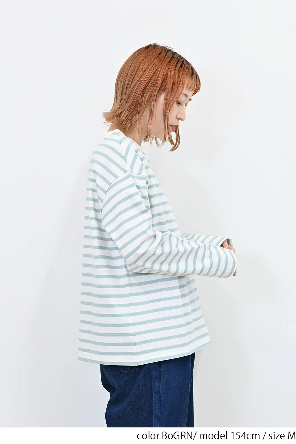 ワイドなボーダーロンTee - Image 31