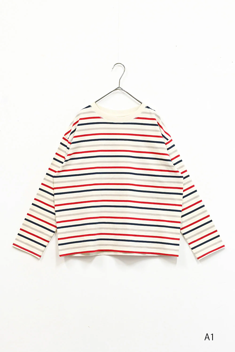 ワイドなボーダーロンTee - Image 52
