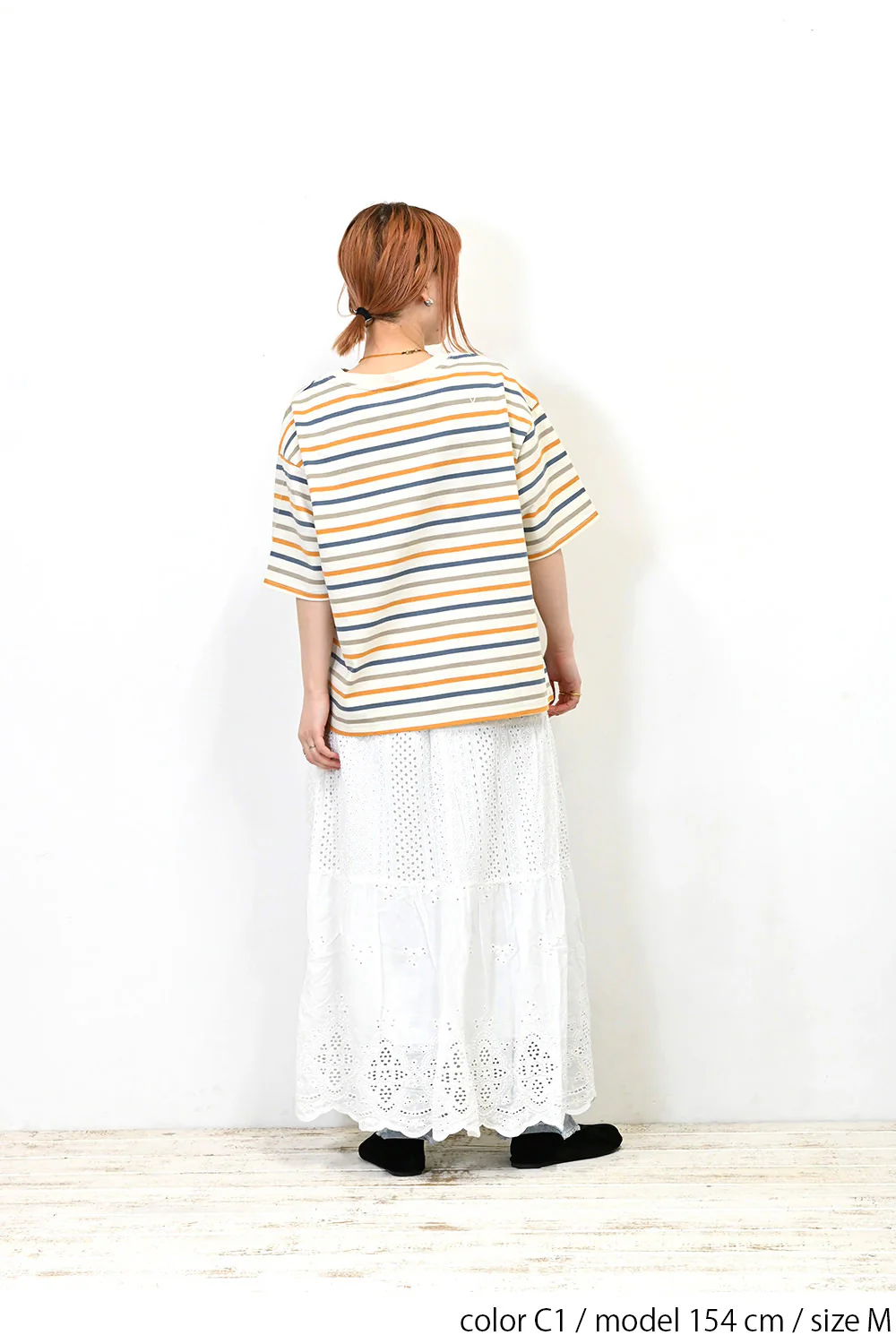 ワイドなボーダーTee - Image 10
