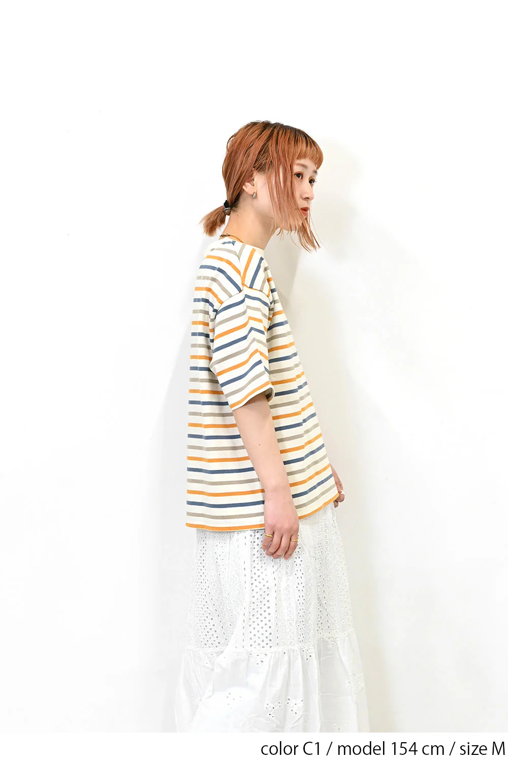 ワイドなボーダーTee - Image 12