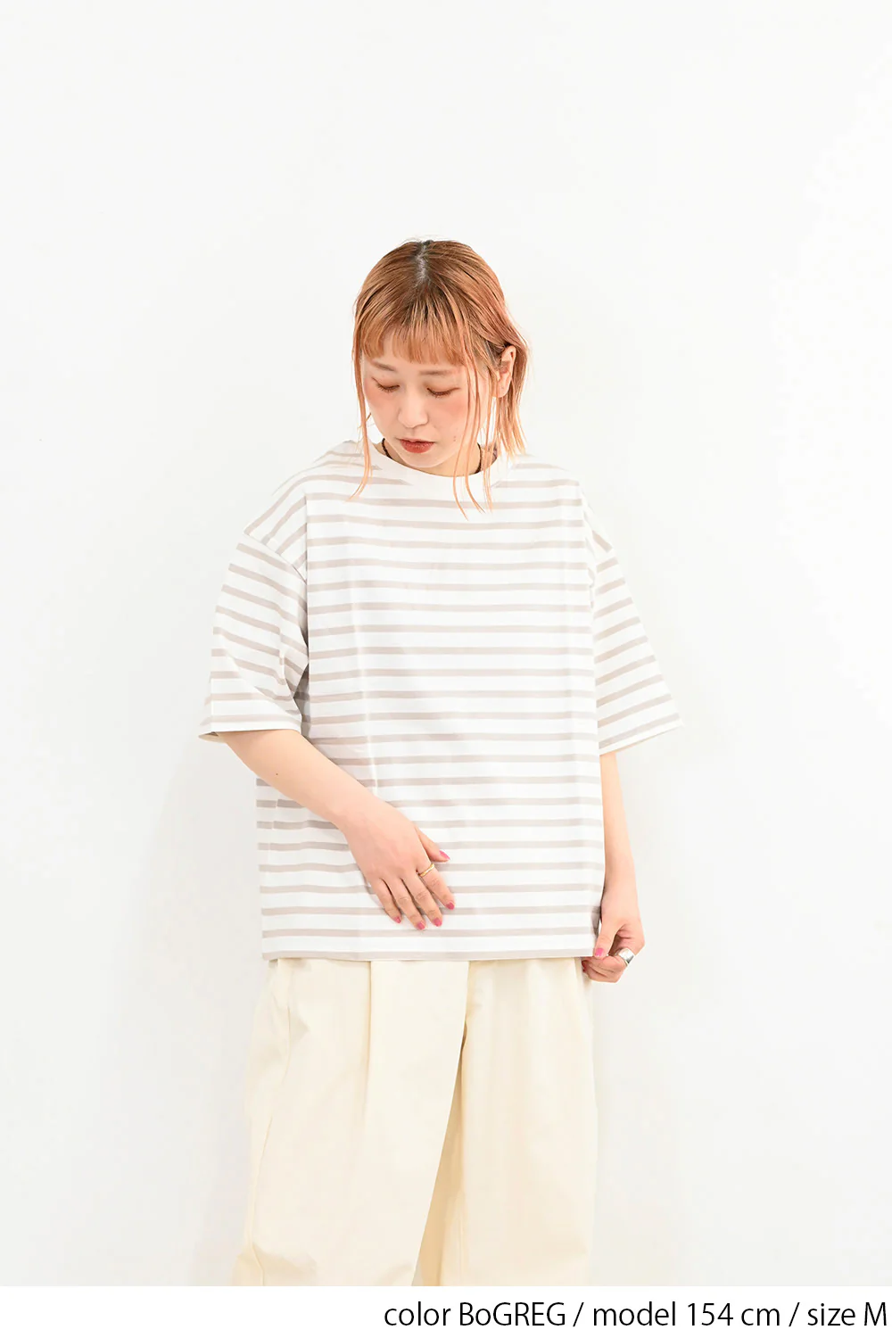 ワイドなボーダーTee - Image 23