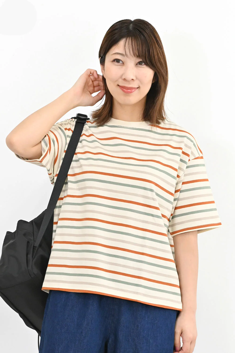 ワイドなボーダーTee - Image 3