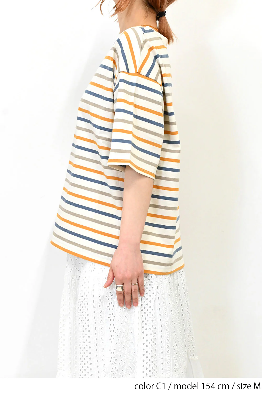 ワイドなボーダーTee - Image 36