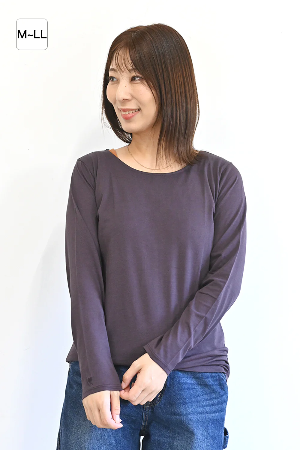 ニコニコ無地ロンTEE② - Image 3