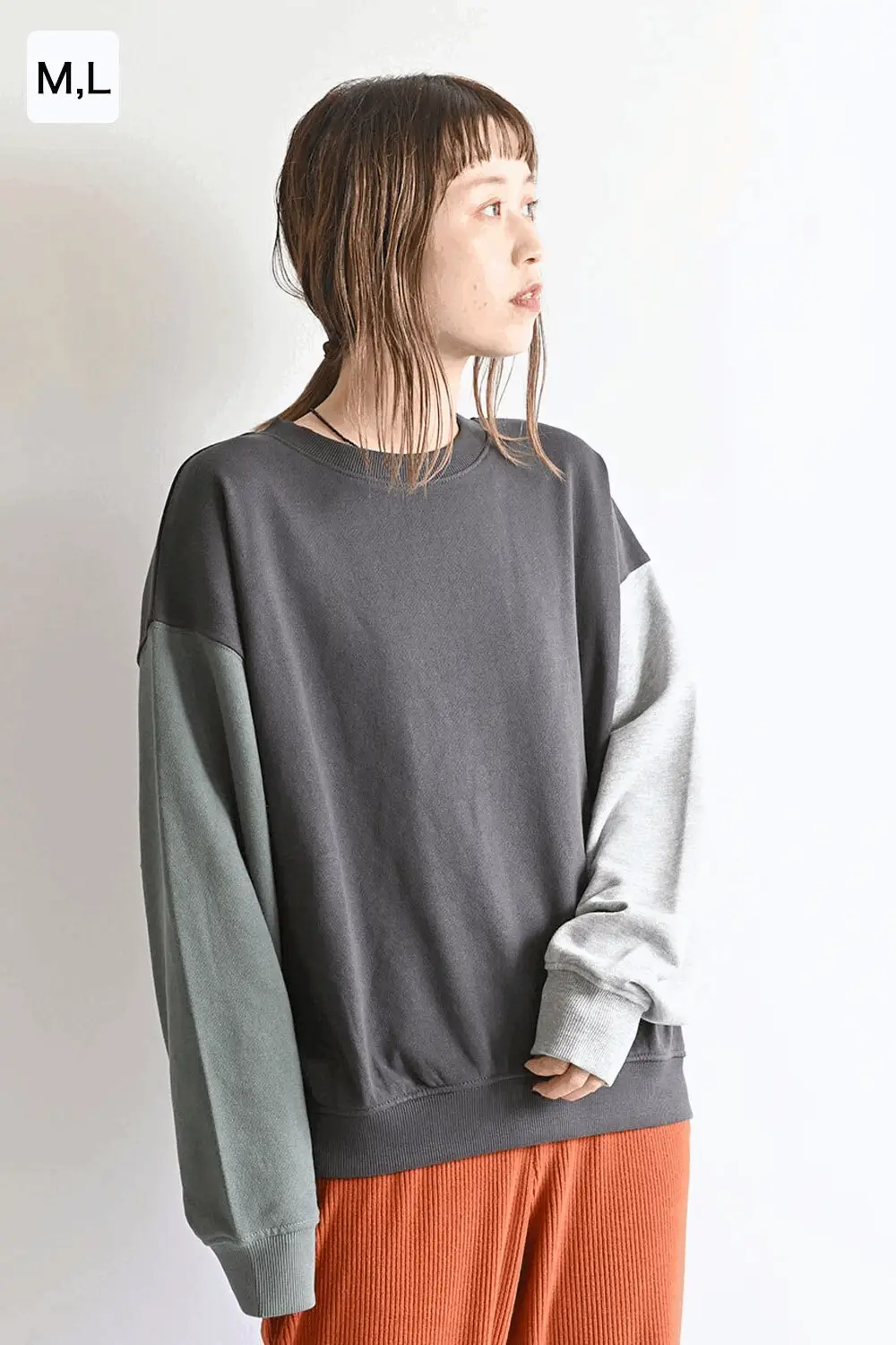 裾ギャザーOE裏毛プルオーバー - Image 4