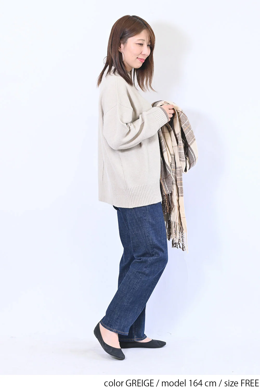 レイヤー風モックネックプルオーバー - Image 12