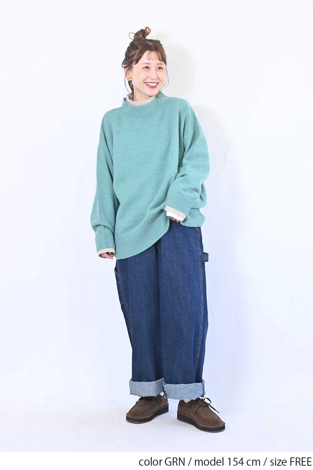 レイヤー風モックネックプルオーバー - Image 17