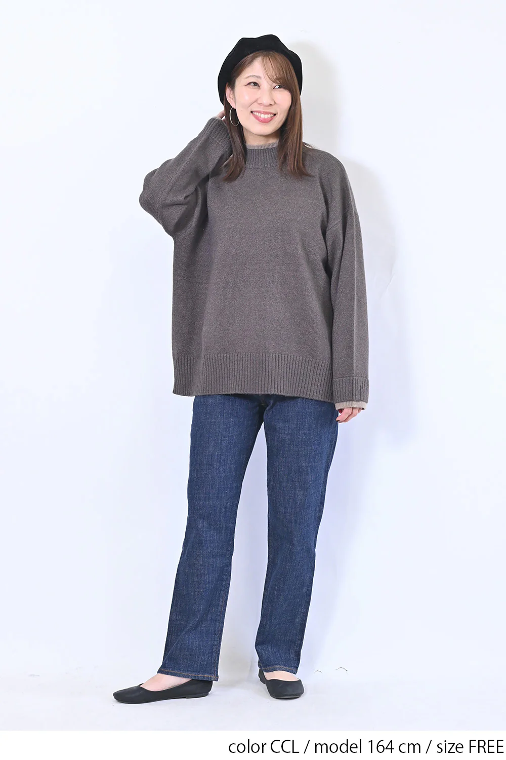 レイヤー風モックネックプルオーバー - Image 18
