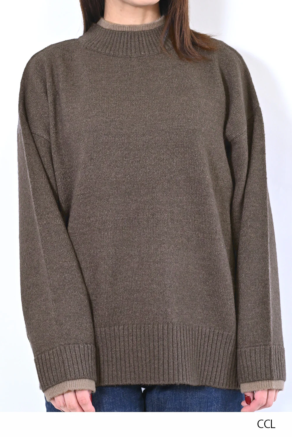 レイヤー風モックネックプルオーバー - Image 29
