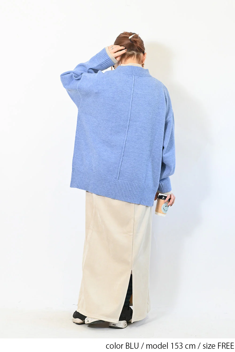 レイヤー風モックネックプルオーバー - Image 7