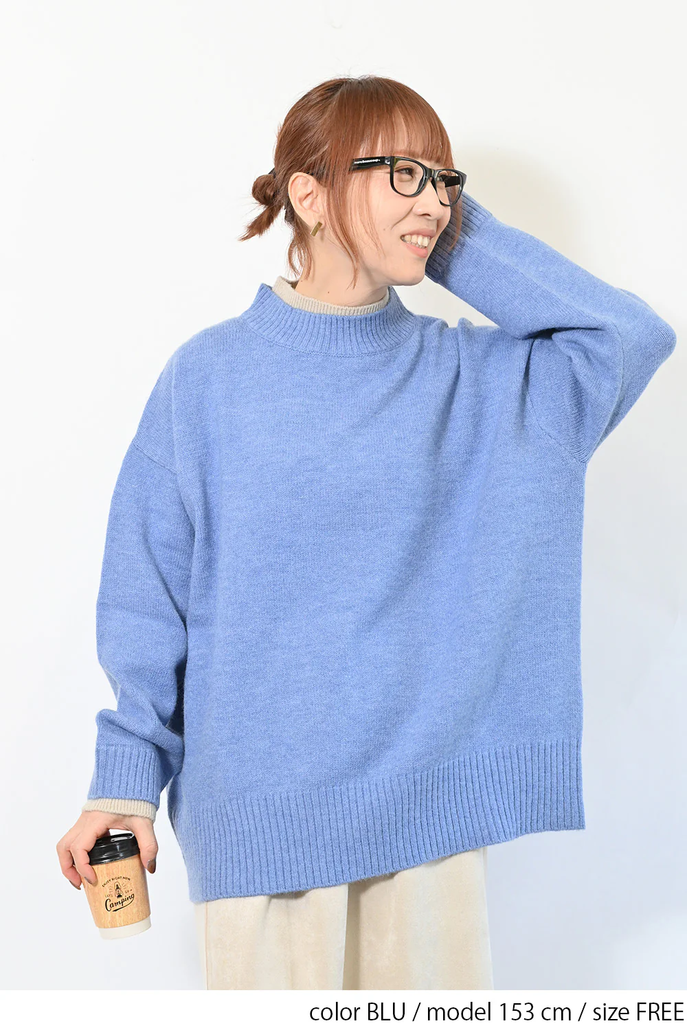 レイヤー風モックネックプルオーバー - Image 8