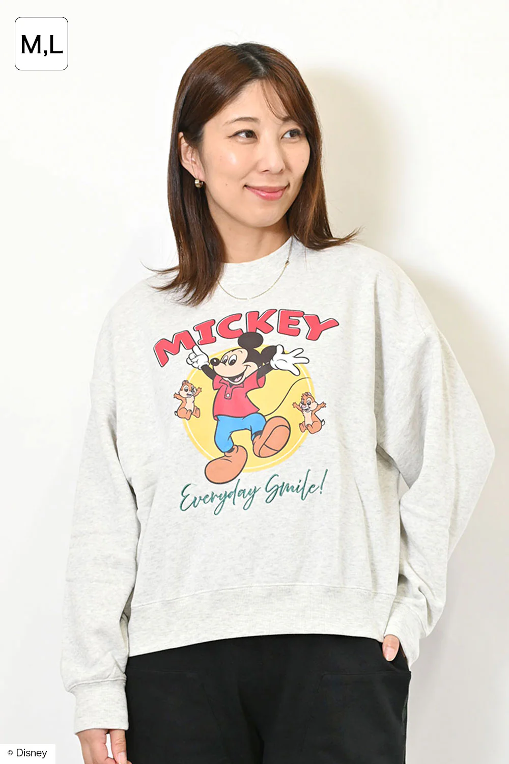 ディズニー/裏起毛ワイドクルートレーナー - Image 3