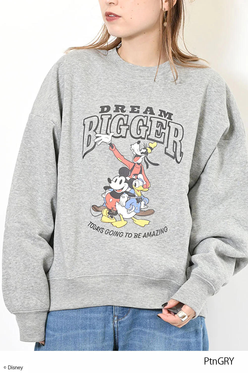 ディズニー/裏起毛ワイドクルートレーナー - Image 30