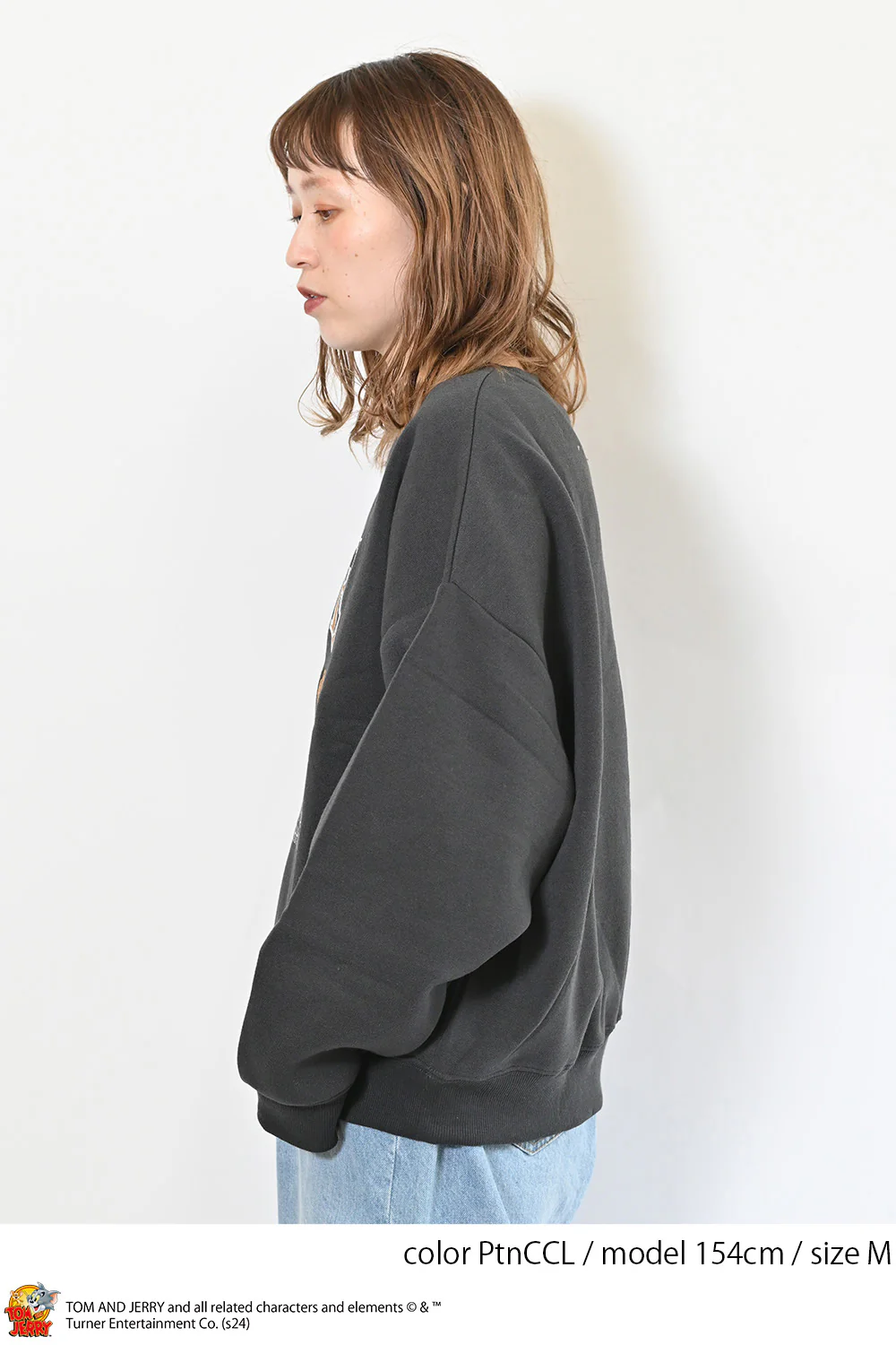 トムとジェリー裏起毛ワイドクルートレーナー - Image 9