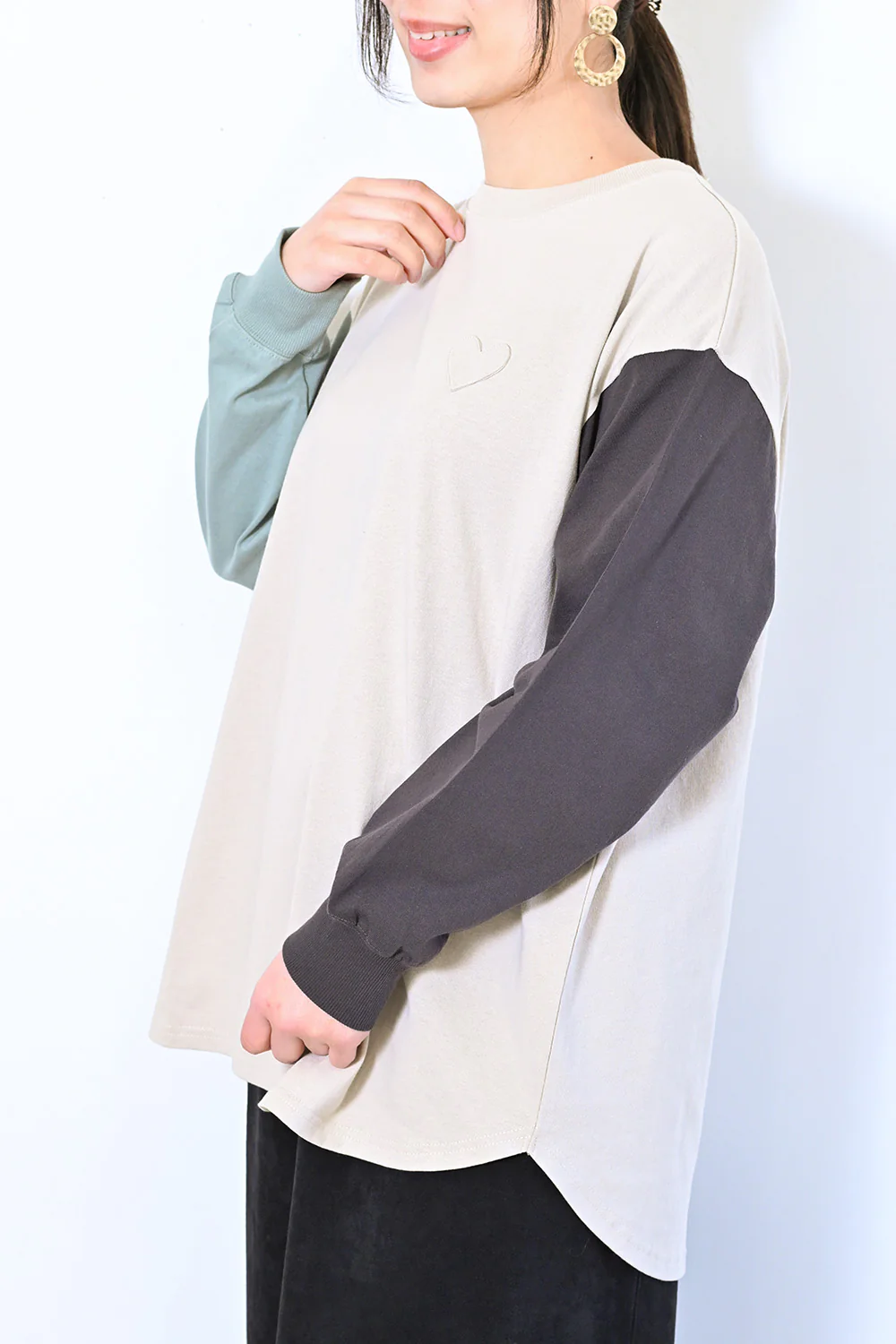 ハート裾ラウンド16OEチュニック② - Image 4